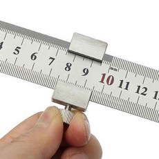 스토퍼직자스토퍼 마킹게이지 판재 스틸자 40cm 철자스토퍼 스토퍼자스토퍼