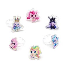 프린세스 캐치티니핑 크리스탈 투명 캐릭터 NEW 반지