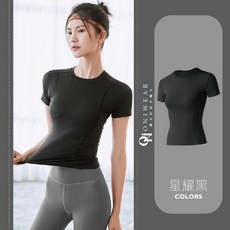 OniWear 瑜珈服 速乾排汗 運動上衣女 跑步 普拉提 YOGA 瑜珈短袖