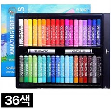 딜러버 오일 파스텔 크레파스 36색 크레용 미술용품, 1세트