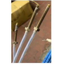 K type感溫棒 M6*60mm 線長1.1米 高精度耐腐蝕溫度感測器, 1個