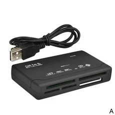 26 IN 1 메모리 카드 리더기 USB 외부 SD 미니 마이크로 M2 MMC XD 2.0 어댑터 지원 TF CF MS, 01 CN, 02 A