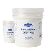 셀렉더요그 플레인 무가당 그릭요거트, 500g, 2개