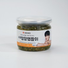 셰프애찬 수제 청양 맵짤이 멸치 고추 다대기 땡초장 다짐장 만능 반찬 캠핑 음식 여행템, 2개, 250g