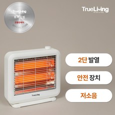 트루리빙 네모 미니 석영관 히터, TL-HT406W, 화이트