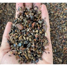 VOONLINE 溪流石原生魚缸造景底砂素材 小顆粒2-8mm 水質清澈安全 適用原生魚烏龜缸 500g, 小顆粒-約2~8mm,500g