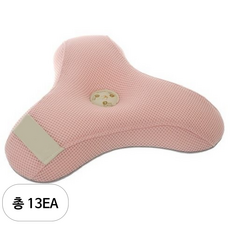 알프레미오 3스텝 유아베개 매쉬, 라이트코랄, 13개