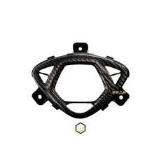 御前二輪 機車精品 卡夢 碳纖維 儀表飾蓋 RS ZERO, 1個, 貼片含背膠