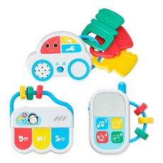 레디앤조이 뮤지컬 멜로디 장난감 피아노 + 핸드폰 + 자동차 3종, 1세트, 파랑