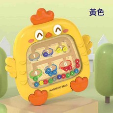 DFMEI 兒童小狗畫板磁性數字走珠迷宮早教益智寫字板二合一玩具, 1個