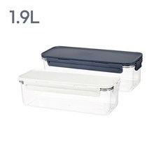 아트박스/천유 [시스맥스] 에코스냅 밀폐용기 8호 (1.9L), 아이보리, 1개
