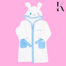 산리오 성인 목욕가운 시나모롤 쿠로미 마이멜로디 샤워가운 타월 목욕용품, 1개