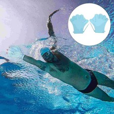 웨브드 수영 장갑 헬스장 스포츠 다이빙 피트니스 스노클링, 6) Sky-blue, 6. Sky-blue