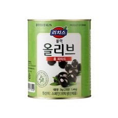 리치스 피티드 블랙 올리브 홀, 3kg, 1개 3kg, 1개
