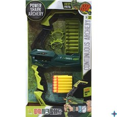 키즈팡팡 파워샤크 활 완구 세트, 혼합색상, 1세트