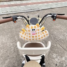 兒童機車防撞頭神器 機車龍頭防撞枕 摩托車防撞墊 前方防止撞頭, 異形i黃色【防撞墊】（系帶款）, 1個