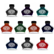 오로라 100주년 기념 병잉크 55ml, 블루블랙, 1개
