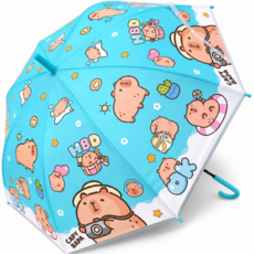 상상봉봉 카피바라 귀여운 튼튼한 학생 자동 장우산