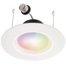 레트로핏 스마트 다운라이트 RGBW M6 10.2cm 4인치 매트화이트, 단일 5/6인치 스마트 RGBW