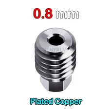 Qidi X plus 3 / X max 3 / x smart 3 핫엔드 구리/황동/경화용 핫엔드 업그레이드, 01 1 pcs, 07 PC-0.8mm