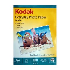 코닥 잉크젯 전용지, A4, 100매