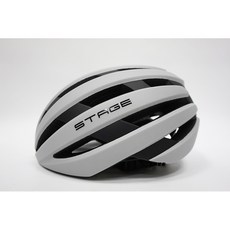 STAGE AEROJET 自行車安全帽 防護頭盔 亞洲版型 吉興單車, 灰, 1個