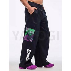 YAPOGI ZW 줌바룩 헬스복 캐주얼 트레이닝복 댄스 체조 슬랙스 속건 트레이닝 바지 댄스복 단체복 무대의상 줌바웨어 에어로빅복