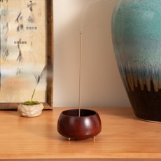 國風花梨木三足鼎小香爐家用上香禮佛新中式創意禪意擺件香薰爐, 1個