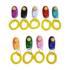 강아지 교육 애견 클리커 고양이 칭찬 훈련 용품 트레이닝 복종 버튼 버튼 클릭커, 1개, 애견클리커-그린