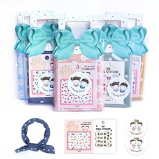 어린이집 생일 답례품 구디백 쁘띠 미니 스카프 유치원 단체 선물