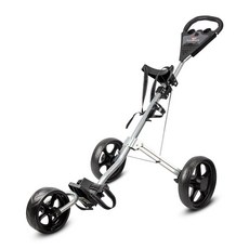 골프백캐리어 접이식 캐디백 카트 골프 경량 핸드 스탠드 라운딩 핸드카트 바퀴 골프가방 3륜, 블랙 그레이, 1개