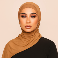 무슬림 히잡 저지 스카프 + 이너캡 세트 - 신축성 좋고 편안한 데일리 여성용 히잡 - Jersey hijab with inner cap