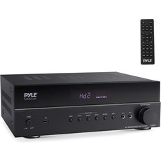 Pyle 52 채널 하이파이 홈 시어터 수신기 4k 울트라 HD 지원 MP3USBDAC 몰입형 오디오 경험에 이상적인 000W MAX 무선 BT 서라운드 사운드 스테레오 앰프