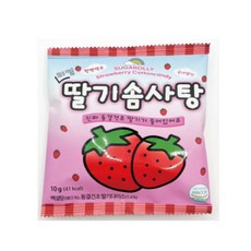 슈가롤리 리얼 딸기 솜사탕, 1개, 10g