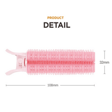 Gloss & Glow 韓國製造 對抗扁塌髮根無痕 髮捲 瀏海髮捲 瀏海夾 髮夾, 4個, 一盒