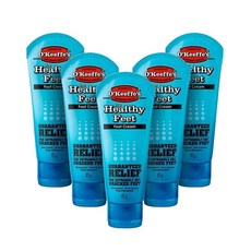 OKeeffes 오키프 헬시 피트 풋 크림 85g 5팩 발보습제, 1개, 개입