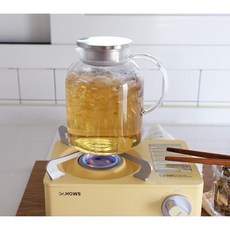 독일 헬리오스 내열유리 티포트 주전자 티팟 1.8L, 1개, 1800ml