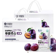[연세대학교 연세생활건강] 연세백세 푸룬주스 70ml 60포, 2박스
