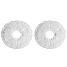 로봇 진공 청소기용 걸레 천 교체, 4. 2PC Mop White, 기본
