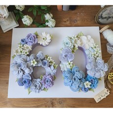 숫자 비앙케이크 떡케이크 부천 인천 청라 부평 서울 송내 계양 환갑 팔순 구순 케익, 1, 4, 1kg, 1개