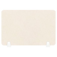 소리가 비앤비 사무실 책상 공간분리 측면부 직선형 파티션 L(560 x 390 mm), 베이지