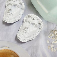 석고 흉상 마그넷 디자인 마스킹 홀더 강한 차단 방음재 맞춤 파일 만들기 하트 포토 반려견 그립톡 붙이는 기계 예쁜 손목 의사 87103EA, 단일제품