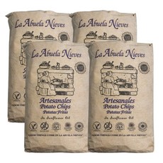 라 아부엘라 니에베스 스페인 전통방식 짜지않은 감자칩, 150g, 4개