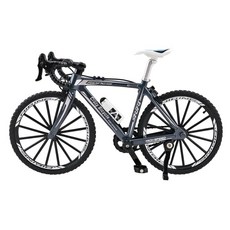 風車圖書 鋅合金腳踏車 模型玩具 收藏品 自行車 模型 收藏騎跡, 1個, 鋅合金腳踏車-黑色