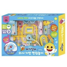 지나월드웍스 핑크퐁 아기상어 의사가방 병원놀이, 혼합색상, 1개