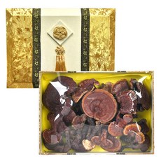 [토종마을] 자연산 국산 영지버섯(특) 선물세트 (한지포장), 1개, 400g