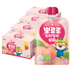 팔도 뽀로로 워터젤리 복숭아, 120ml, 280개