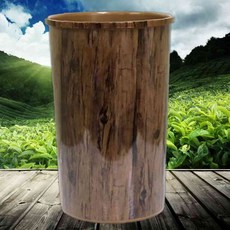 뚜껑 없는 오픈형 원목 휴지통 자동휴지통