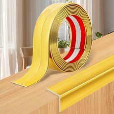 벽 모서리 보호대 몰딩 트림 필 앤 스틱 유연한 자가 접착 가장자리 0.8인치 x 10피트 금색, 0.8 In x 10 Ft, Deep Gray Wood