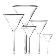 높은 붕규산 유리 삼각형 깔때기 직경 40mm 150mm 실험실 여과 도구, 05 60mm 4pcs, 05 60mm 4pcs